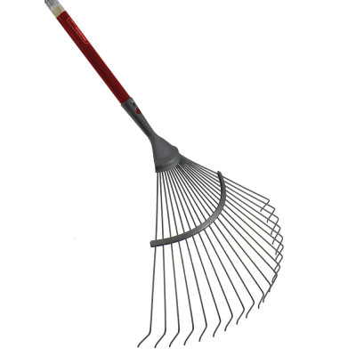 MERMIER Balai gazon fil rond 22 dents avec manche longueur 150cm Ø25mm