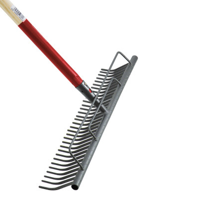 MERMIER Rateau à gazon 32 dents avec manche longueur 150cm Ø29mm