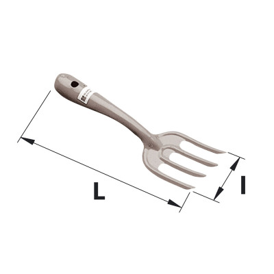 MERMIER Fourche à fleurs 4 dents 28cm