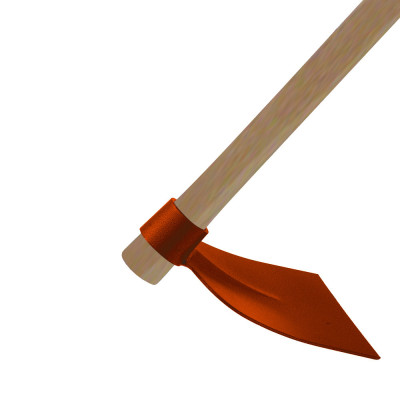 MERMIER Houe Lorraine 14mm avec manche longeur 110cm Ø35mm