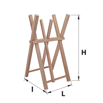 MERMIER Chevalet grand modèle 3 croisillons