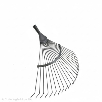 MERMIER Balai gazon fil rond 22 dents sans manche