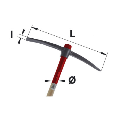 MERMIER Pioche terrassier 2kg sans manche