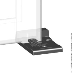 Sabot Composite rectangulaire hauteur 40 avec basculeur