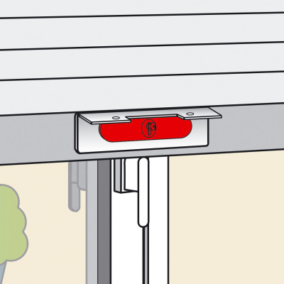 AFBAT Serrure extra plate blanc