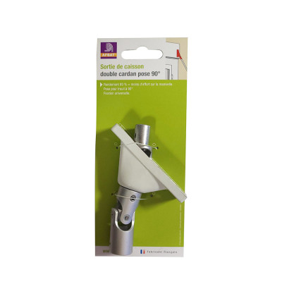 AFBAT Sortie de caisson 90° + double cadran chrome