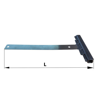 AFBAT Attaches souples à visser (x2) - lames de 13 à 15mm - longueur 185mm