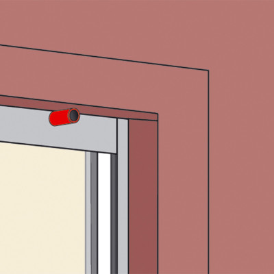 AFBAT Butée volet roulant L40mm marron x2