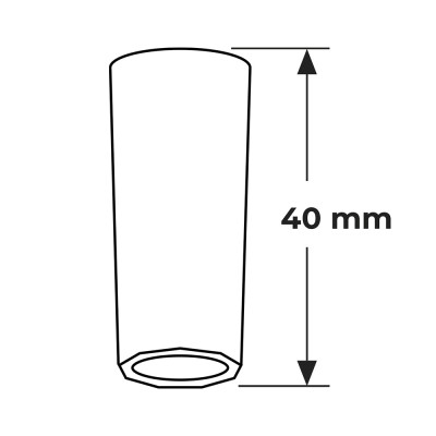 AFBAT Butée volet roulant L40mm marron x2