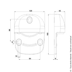 Sabot en Composite pour portail motorisé - Myod