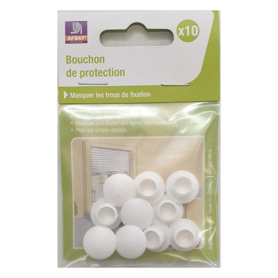 AFBAT Bouchon de protection Ø10 L40mm blanc x10