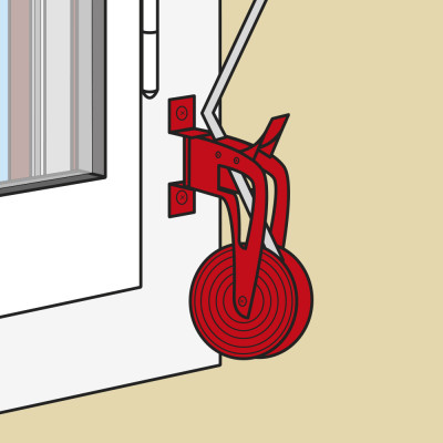 AFBAT Enrouleur pivotant - pour sangle 20/22mm