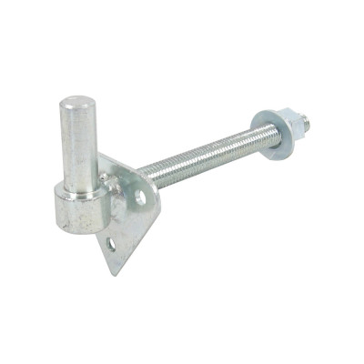 AFBAT Gond poteau + butée Ø14 tige filetée 12x130mm zingué blanc