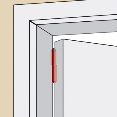 Paumelle Soudalu aluminium