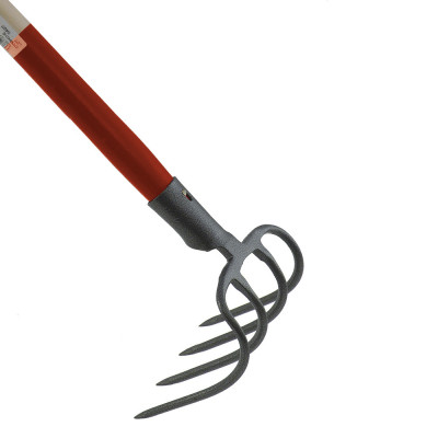 MERMIER Croc à fumier 4 dents 19cm avec manche longueur 130cm