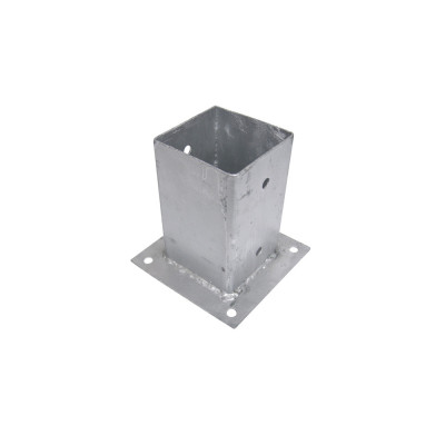 MERMIER Support de poteau sur platine 70x70 Galva