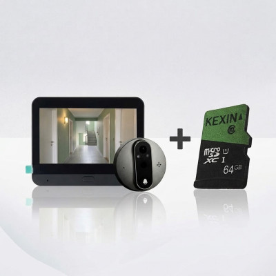 copy of TORBEL Judas Numérique Connecté Wi-Fi – Écran LCD et Caméra de Porte Intégrée