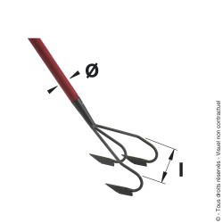 Cultivateur 3 socs