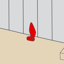 AFBAT Arrêt de volet marseillais composite L195 Noir