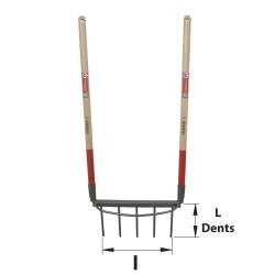 Bioculteur 5 dents Mermier Renforcé - Achat en ligne