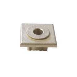 PORTAC Embout percé 40x40 pour tubes épaisseur 1,2 ou 1,5