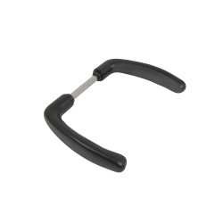 PORTAC Béquille Prestige en Aluminium avec carré de 7 - Finition - Noir Ral 9005 - Longueur carré (mm)/Ep* : 127/E11* PORTAC Béquille Prestige en Aluminium avec carré de 7 - Finition - Noir Ral 9005 - Longueur carré (mm)/Ep* : 127/E11*