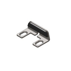 PORTAC Butée en Inox pour serrure en applique à pêne rentrant