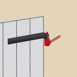 Gond à visser D14 L95 PVC