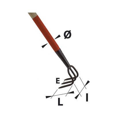 MERMIER Croc à  Rosiers avec manche longueur 110cm Ø28mm