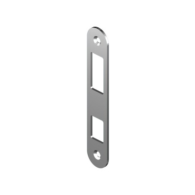 PORTAC Gâche en Inox pour serrure à crochet de portail coulissant à encaster et en applique