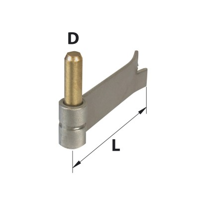AFBAT Gond à sceller 35x4 D14 L135mm INOX