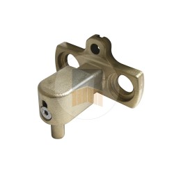 Gond à visser multiréglage deux points + sécurité en Cupro-aluminium. Gond à visser multiréglage deux points + sécurité en Cupro-aluminium.