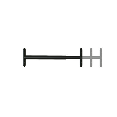 AFBAT GRILLE DE DEFENSE EXTENSIBLE 1 barreau 48 à 90cm noir